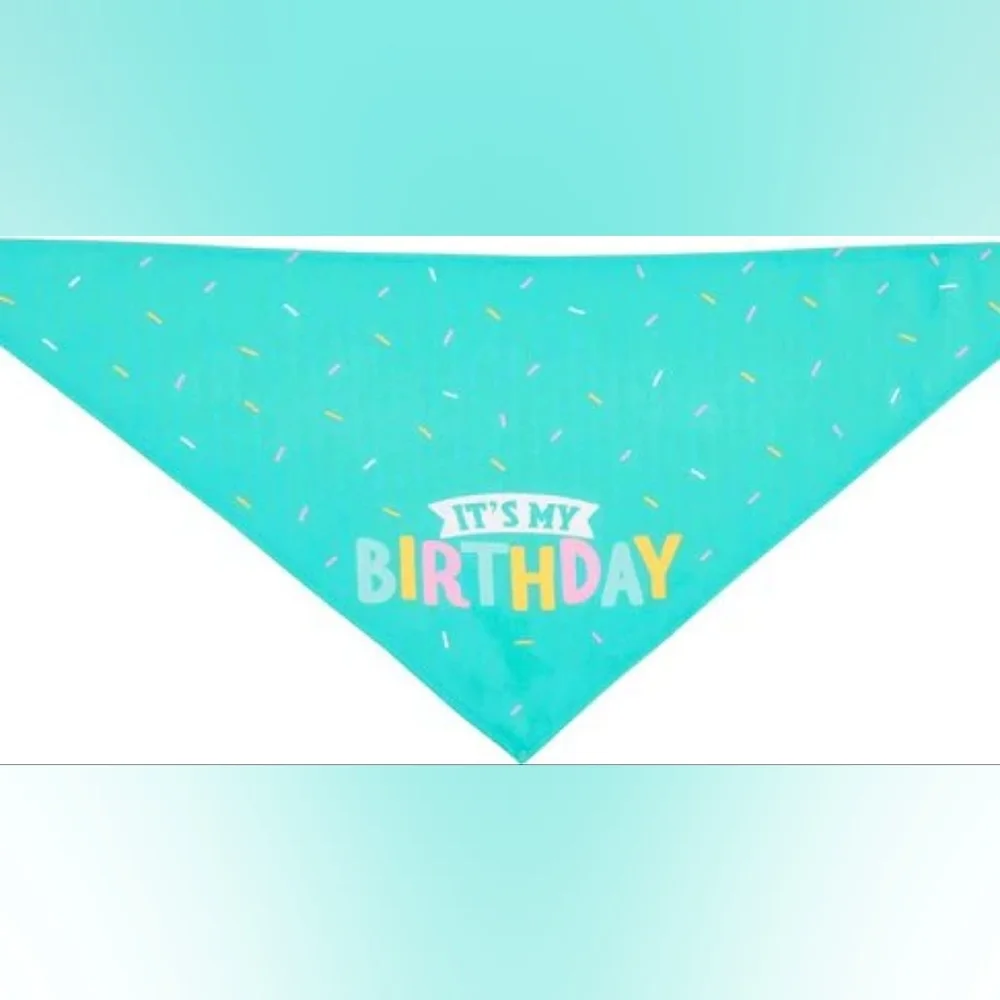 EUC Dog or Cat Birthday Bandanas and Birthday Hats - Size XS/S - Picture 7 of 10